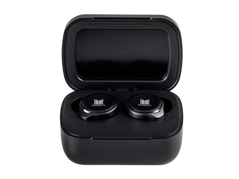 Monolith M-Twe True Wireless Earbuds With Sonarworks Soundid And Eq, Qualcomm Aptx Audio, Qualcomm Cvc 8.0 Echo Cancelling And Noise Suppression, Active Noise Cancelling (Anc), Sweatproof