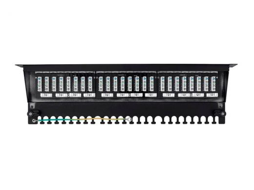 Monoprice 24-port Cat6 Patch Panel, 110 Type (568A/B Compatible) (UL) 