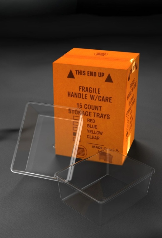 Big Pans (Clear, Box Of 15)