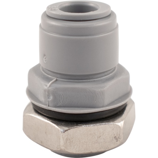 Duotight Push-In Bulkhead - 9.5 Mm (3/8 In.) X 1/2 In. Bsp