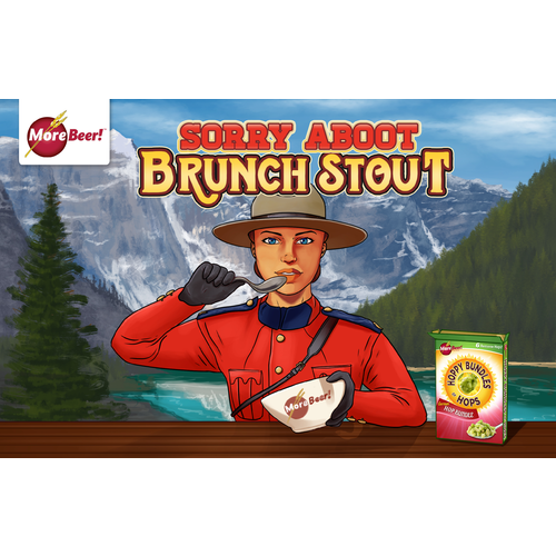 Sorry Aboot Brunch Stout | Founders Canadian Breakfast Stout® Clone | 5 Gallon Beer Recipe Kit | Extract Dme