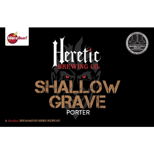 Heretic Brewing Company Shallow Grave Robust Porter 5 Gallon Beer Recipe Kit | Extract