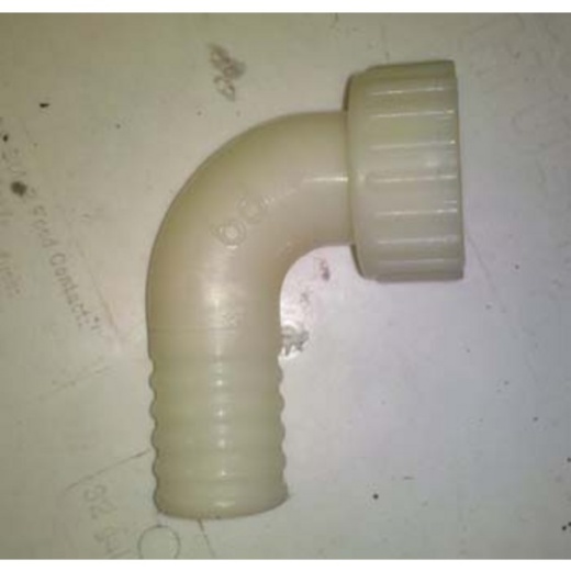 Speidel Plastic Outlet Elbow 90 Degree With Cap Nut - G 1 Inch Bsp - For Bd, Fd, Bo, Fo1 Style Tanks