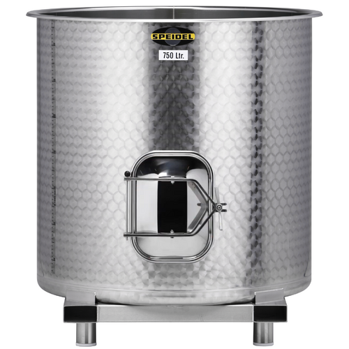 Speidel Red Wine Fermentation Tank | 2 Tons | 1600L/422G | Tippable | Built-In Must Screen