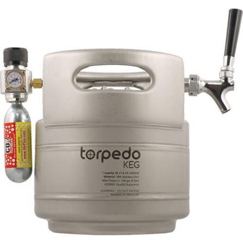 The Torpedo Keg | Party Bomb | Portable Keg System 1.5 Gal