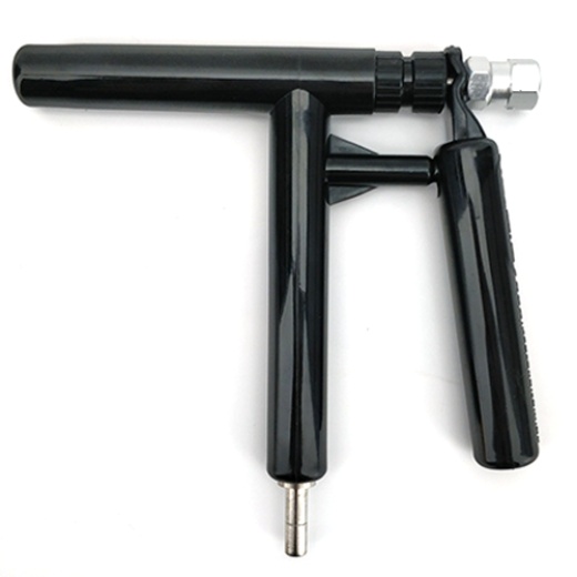 Pluto | Beverage Gun | Hand Held Beer Faucet | Stainless | Black Nylon
