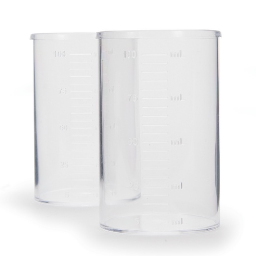 Hanna Plastic Beaker Set - 100 Ml (10-Pack) (Hanna# Hi740036p)