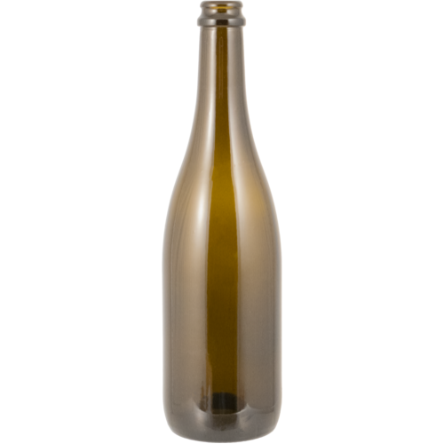 Farro Glass | Premium Wine Bottles | Champagne | Antique Green | 29Mm Crown Finish | 750Ml | Case Of 12 Case