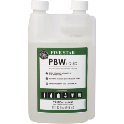 Five Star Liquid Pbw Cleaner - Non-Hazardous and Environmentally Friendly