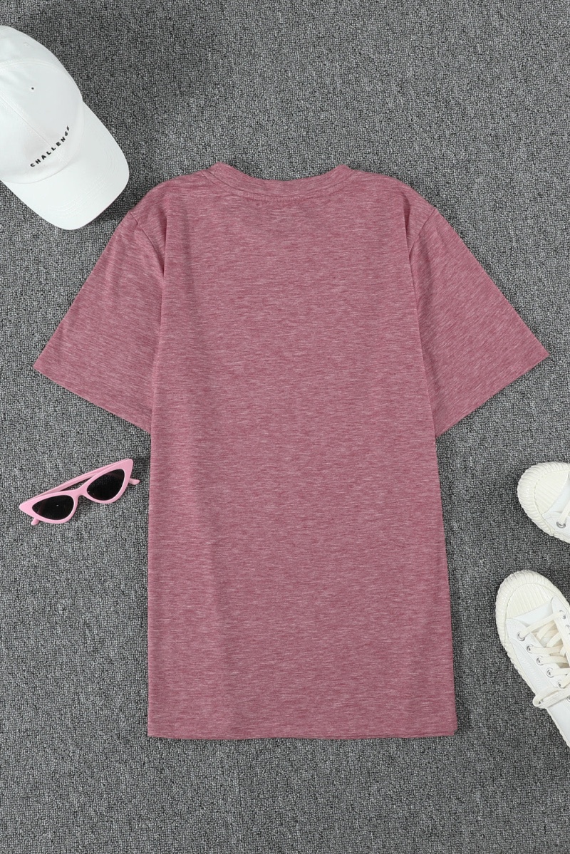 Pink Short Sleeve Be Kind Graphic T-Shirt