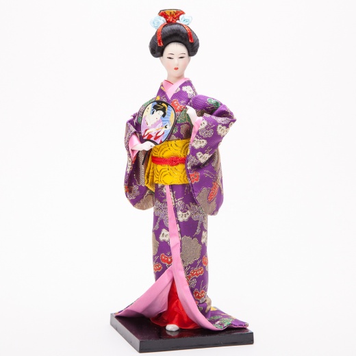 Japanese Geisha Porcelain Doll
