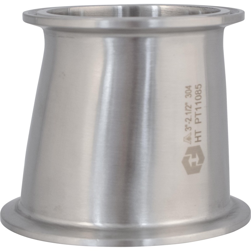 Triangle Reducer Forgefit® Stainless Tri-Clamp Eccentric Reducer | 3