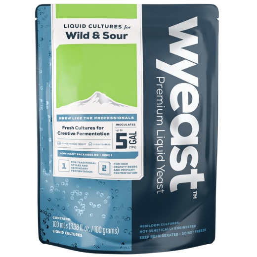 Wyeast | 3278 Belgian Lambic Blend | Beer Yeast | Activator Smack-Pack System™ | 100 Billion Cells