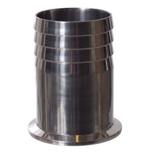 Stainless Tri-Clamp Barb - 2.5 In. X 2.5 In. T.C