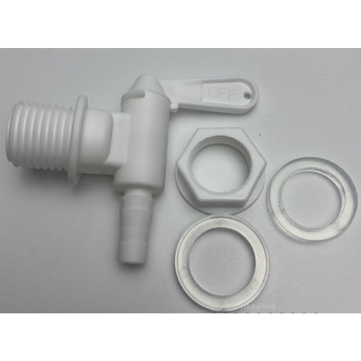 Farro Glass Wide Mouth Carboys | Replacement Plastic Spigot | Twist Handle | Barbed End