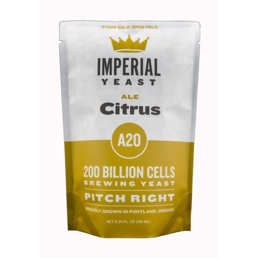 Imperial Yeast | A20 Citrus Ale | Beer Yeast | Double Pitch | 200 Billion Cells