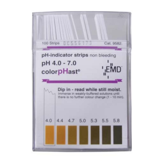 Colorphast Ph Strips - 4.0 To 7.0 (100 Strips)