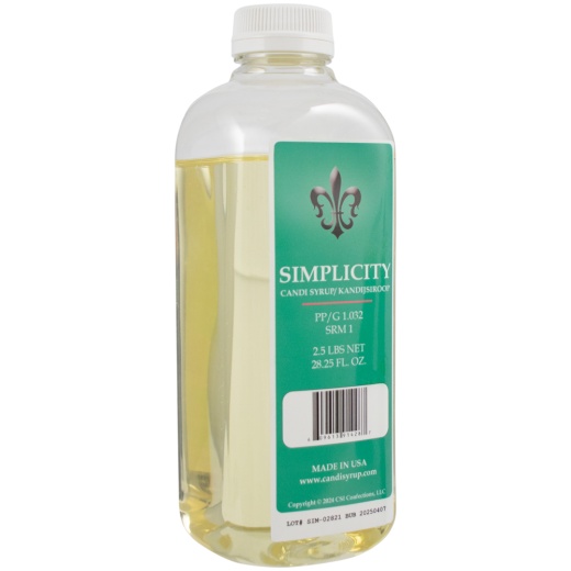 Clear Belgian Candi Syrup | Simplicity | 2.5 Lbs