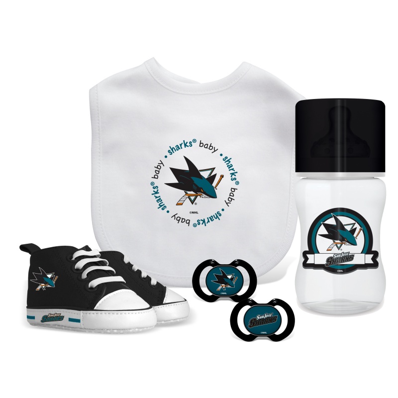 Baby Fanatics Nhl San Jose Sharks 5-Piece Gift Set