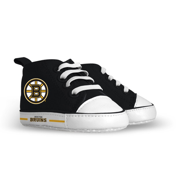 Baby Fanatic Pre-Walkers High-Top Unisex Baby Shoes - Nhl Boston Bruins