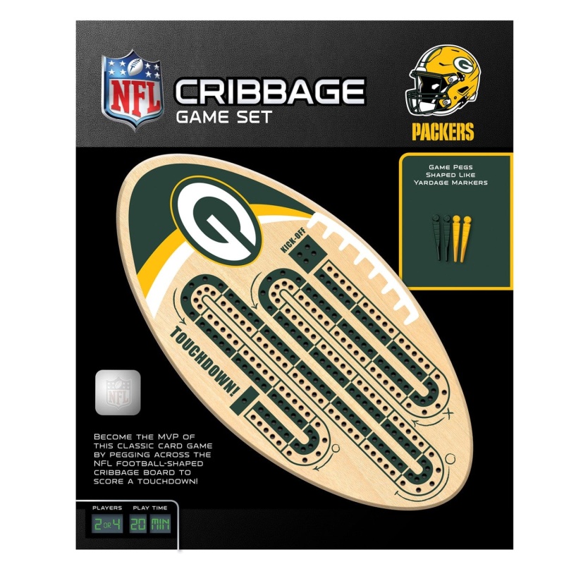 Green Bay Packers Cribbage Game Set