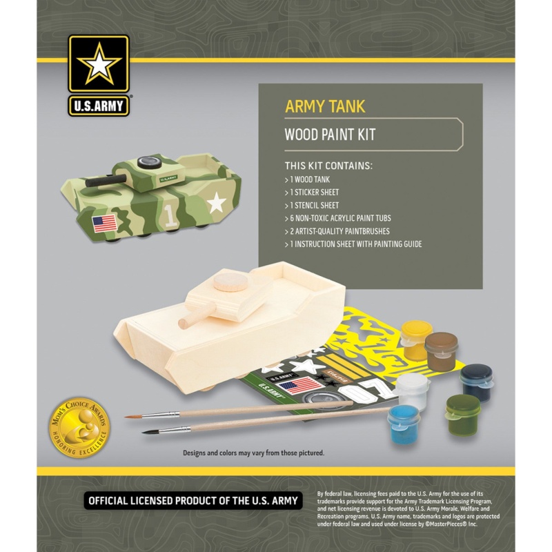 U.S. Army - Tank Wood Craft & Paint Kit