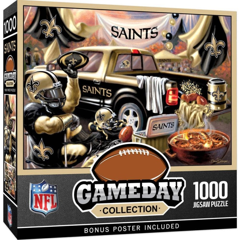 New Orleans Saints Gameday 1000 Piece Jigsaw Puzzle