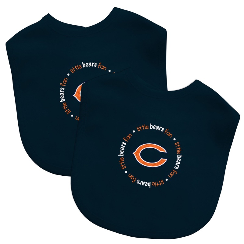 Chicago Bears - Baby Bibs 2-Pack - Black