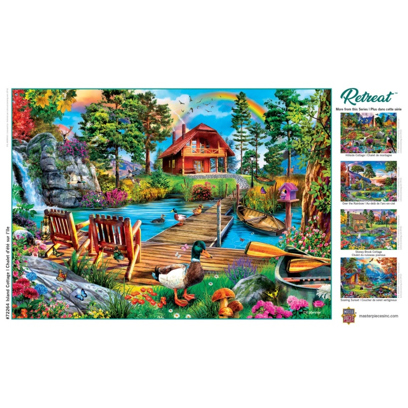 Retreats - Island Cottage 1000 Piece Jigsaw Puzzle