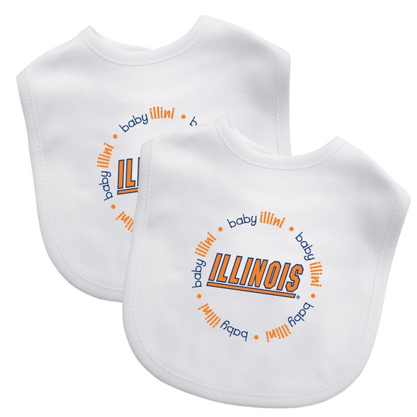 Illinois Fighting Illini Ncaa Baby Fanatic Bibs 2-Pack