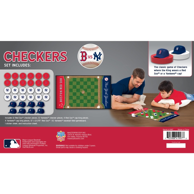 MLB - Red Sox vs Yankees Checkers