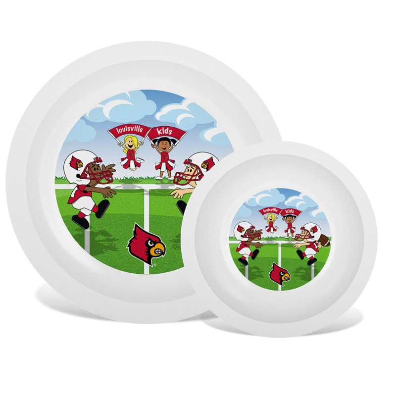 Louisville Cardinals - Baby Plate & Bowl Set