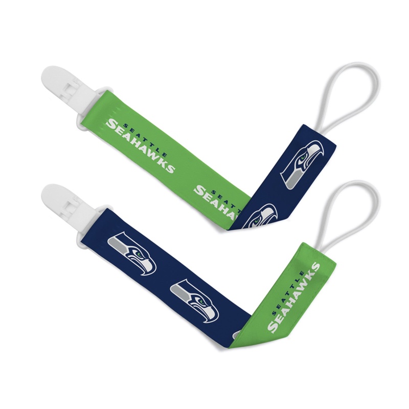 Seattle Seahawks - Pacifier Clip 2-Pack