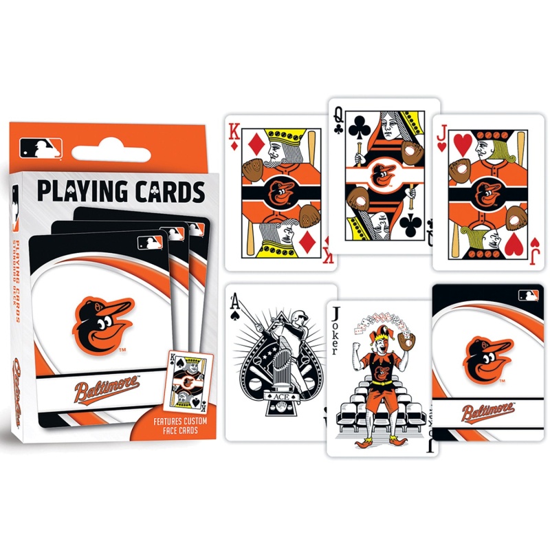 Baltimore Orioles Playing Cards - 54 Card Deck