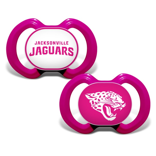 Jacksonville Jaguars - Pink Pacifier 2-Pack