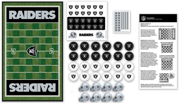 Las Vegas Raiders Checkers