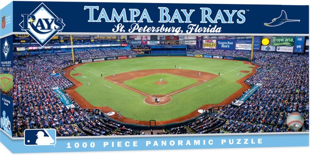 Stadium Panoramic - Tampa Bay Rays 1000 Piece Mlb Sports Puzzle - Center View