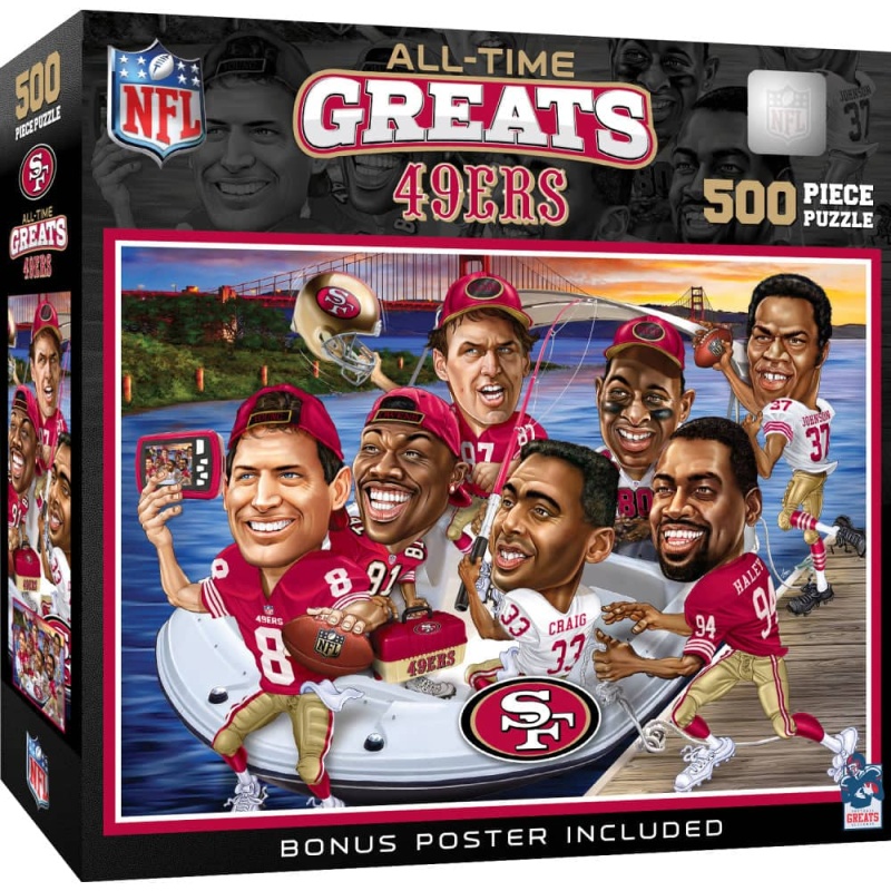 San Francisco 49Ers - All Time Greats 500 Piece Jigsaw Puzzle