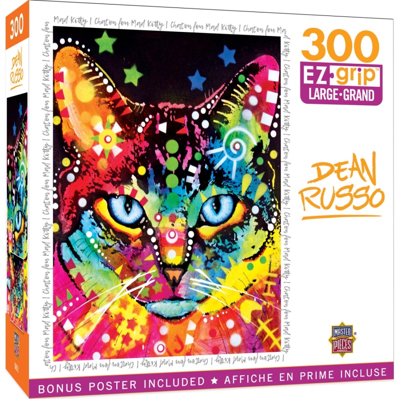 Dean Russo - Mad Kitty 300 Piece Ez Grip Jigsaw Puzzle