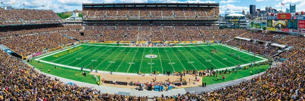 Masterpieces 1000 Piece Sports Jigsaw Puzzle - Nfl Pittsburgh Steelers Center View Panoramic - 13"X39"