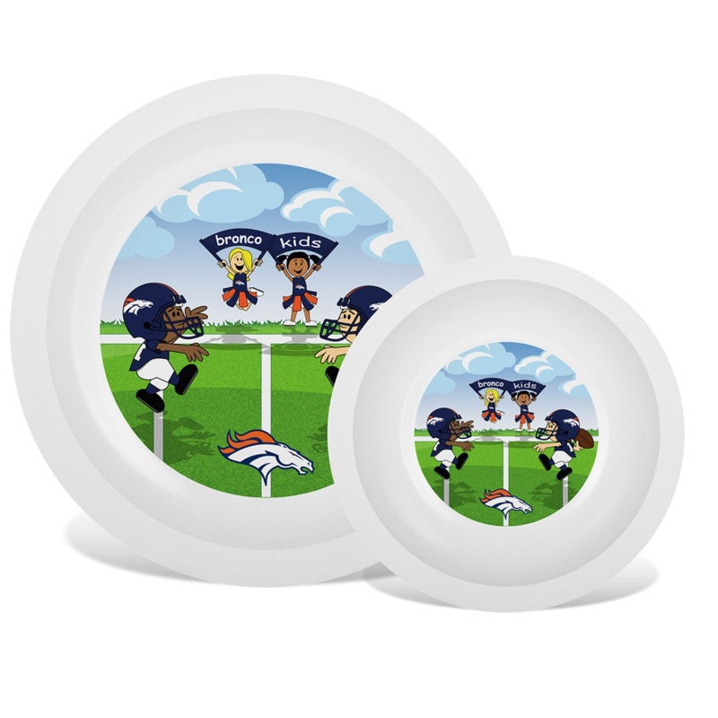Denver Broncos - Baby Plate & Bowl Set