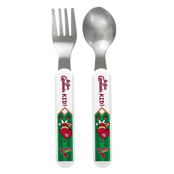 St. Louis Cardinals Mlb Baby Fanatic Fork & Spoon Set