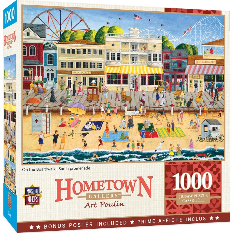 Hometown Gallery - On The Boardwalk 1000 Piece Jigsaw Puzzle
