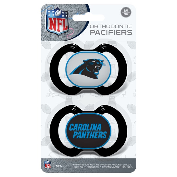Nfl Carolina Panthers 2-Pack Pacifiers