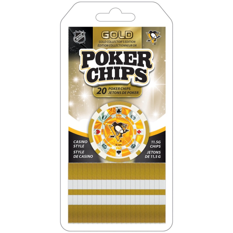 Pittsburgh Penguins 20 Piece Poker Chips