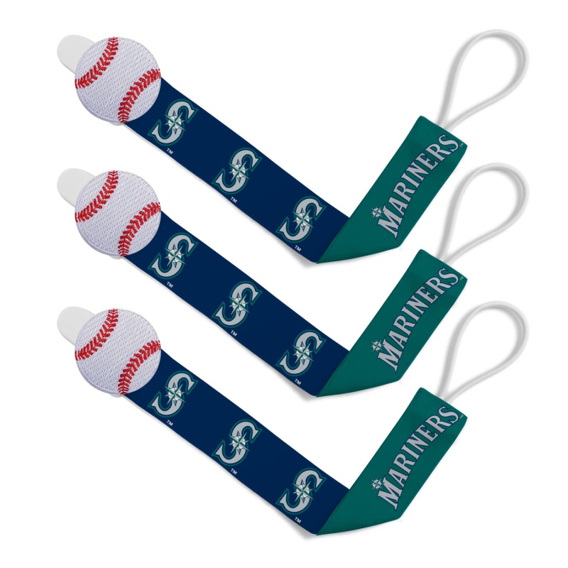Seattle Mariners - Pacifier Clip 3-Pack