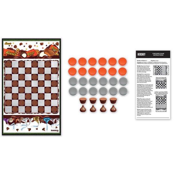 Hershey Kisses Vs. Reese's Checkers Board Game