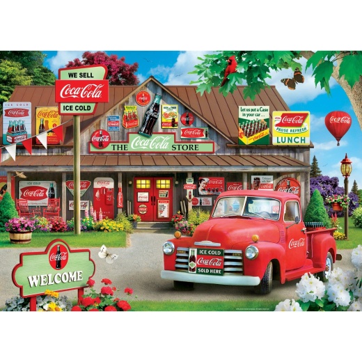 Masterpieces Coca-Cola 1000 Piece Jigsaw Puzzle - Celebrate Nostalgia