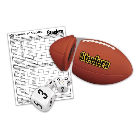 Pittsburgh Steelers Shake N' Score Dice Game - Official NFL Collectible