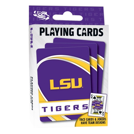 LSU Tigers Playing Cards - 54 Card Deck - Masterpieces